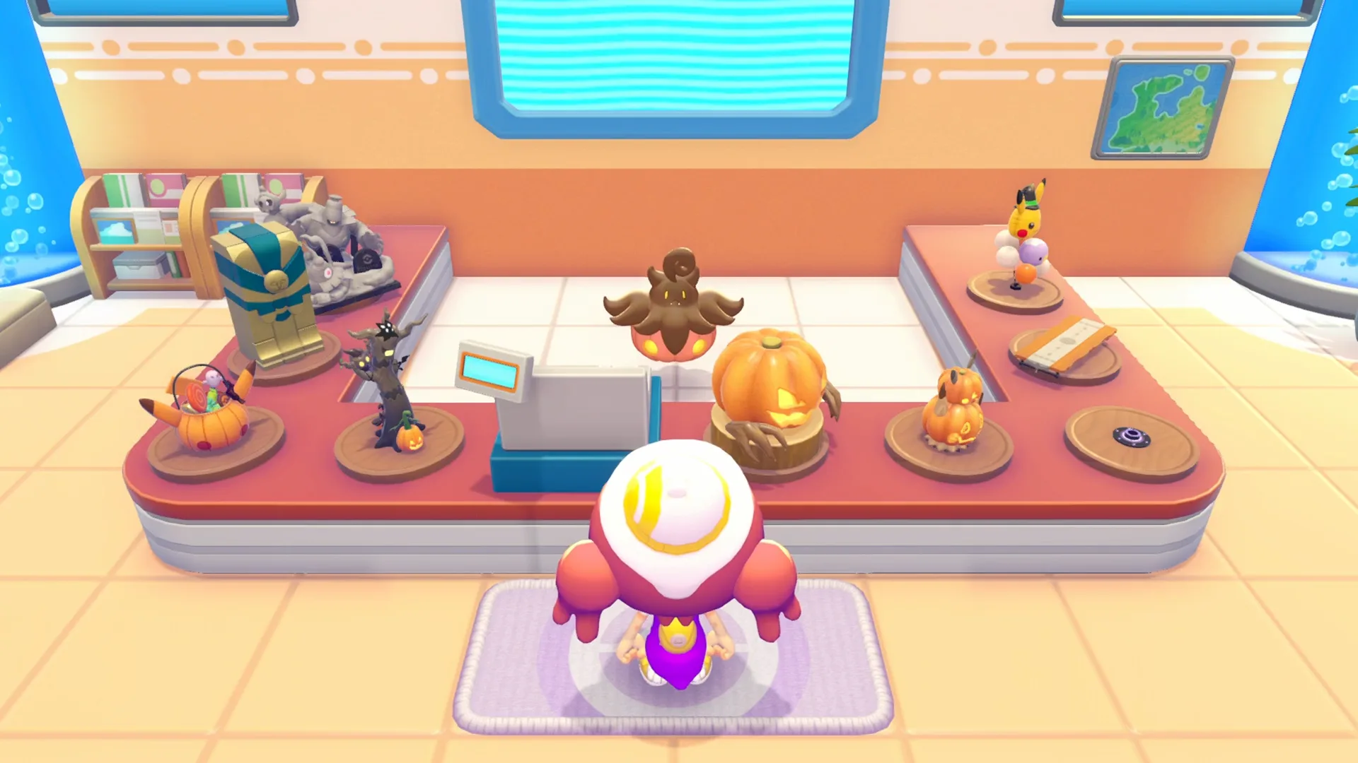2. ポケモンセンターでかぼちゃキャンディを交換する