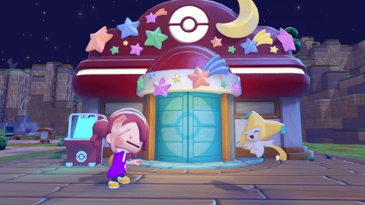Talk to Jirachi at the Pokemon Center