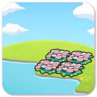 Hydrated flower bed habitat