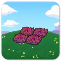 Elevated red tall grass