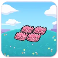 高地粉色高草地