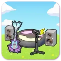 Low-key rock stage habitat