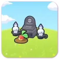 Creepy grave offering