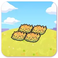 Elevated yellow tall grass