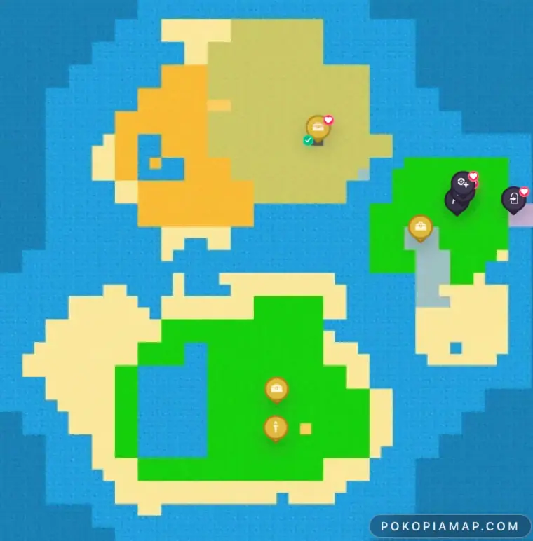 Pokopia interactive map